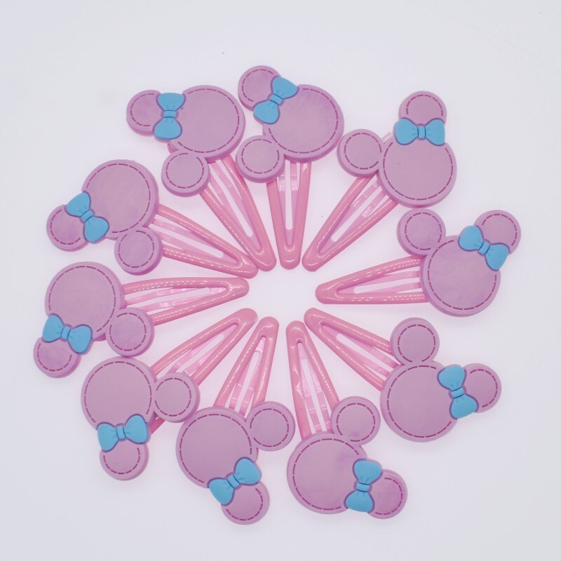 10 stuks schattige meisjes haarspelden in de vorm van een muis en een konijntje in de vorm van een kinderhaaraccessoire, haarspeldjes en haarclips, souvenir