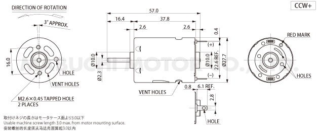 Mabuchi – moteur électrique à balais de carbone RS-380SH-4535 cc 3V-9V 6V 18000rpm, haute vitesse, couple élevé