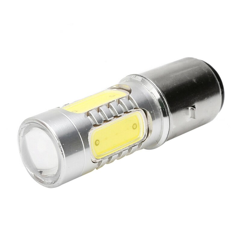 Motorrad Scheinwerfer 12V H6 BA20D 4 COB LED Weiß Lampe Licht Geeignet für Moped ATV Scheinwerfer