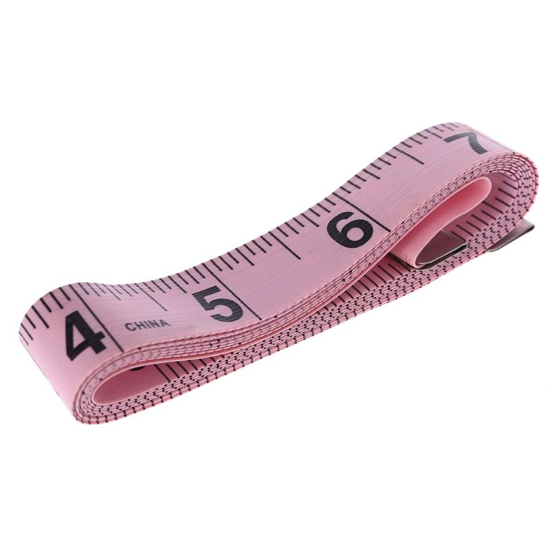 150 Cm 60 "Vinyl Meetlint Tailor Tool Cm/Inch Kleding Maatregel Heerser Borst Heupen Taille Maat standaard Tape