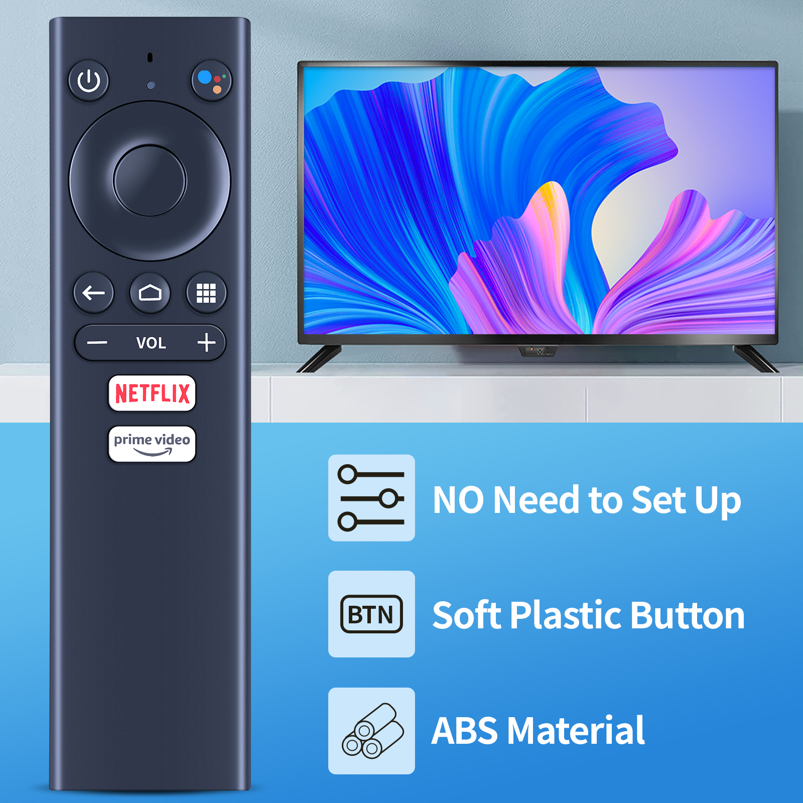 For SKYWORTH Strong Leap-S1 4K Ultra HD Android TV Box with Voice -Black Remote Control