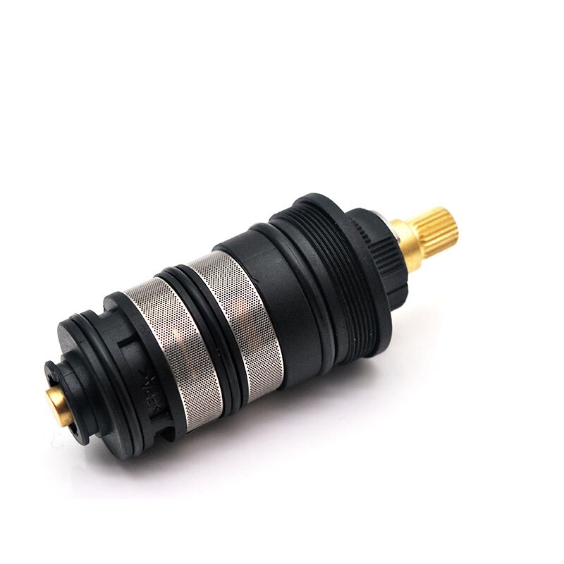 Black Thermostat Mixer Valve Copper Shower Faucet Cartridge For Bathroom Shower Bath Faucet Adjust The Mixing Water Temperature