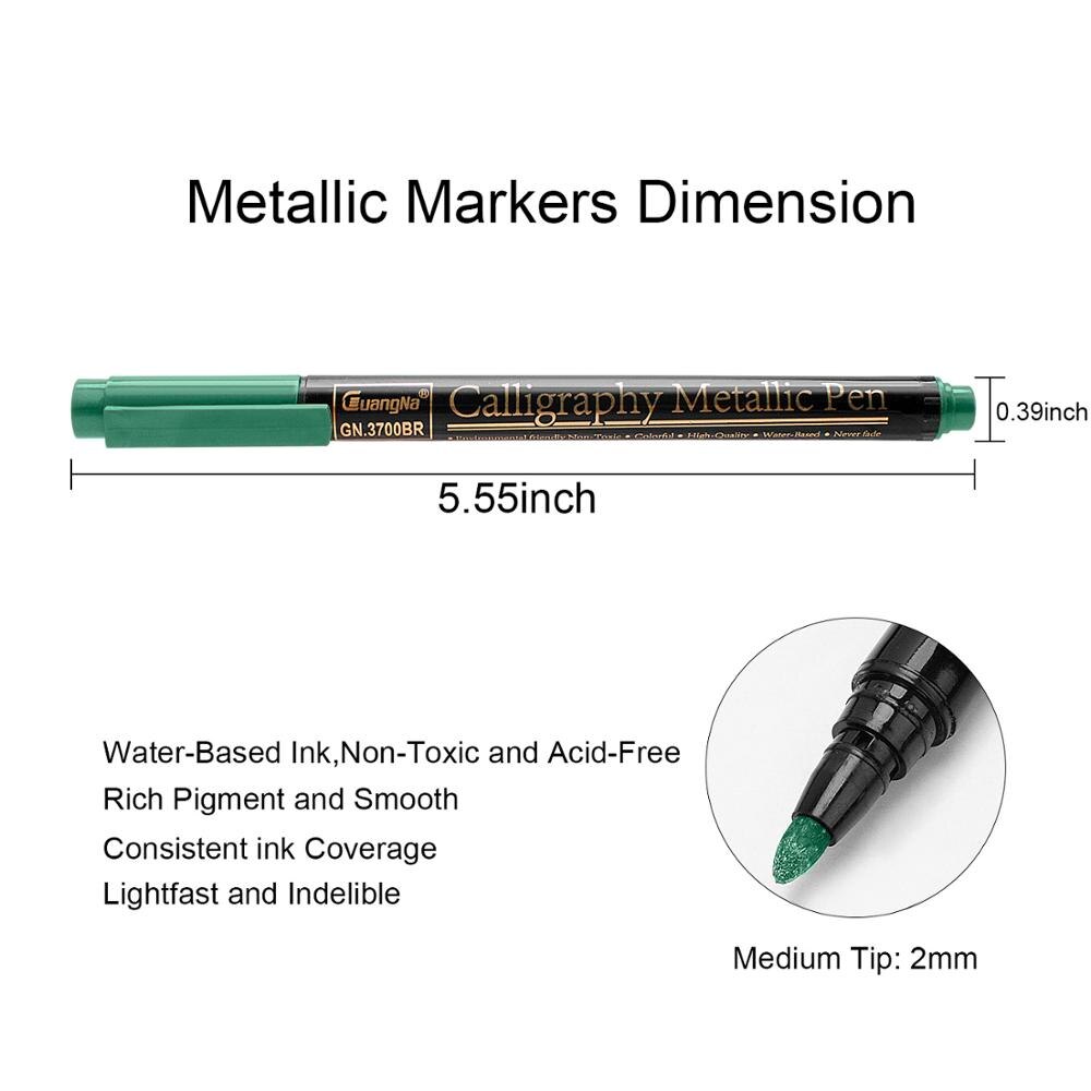 12/20 Color Permanent Acrylic Paint Pens for DIY Photo Album, Art Rock Painting, Card Making, Metal and Ceramics, Glass