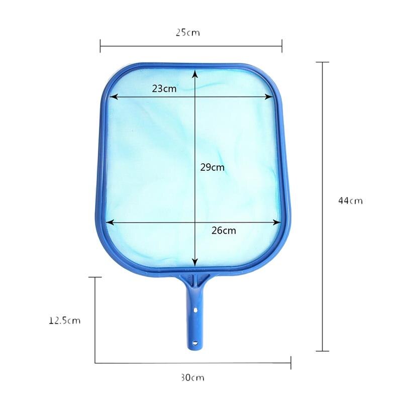 Red de limpieza de piscinas, bolsa atrapamoscas de hojas, Skimmer de limpieza de piscinas, limpiadores de malla de plástico, accesorios para piscinas