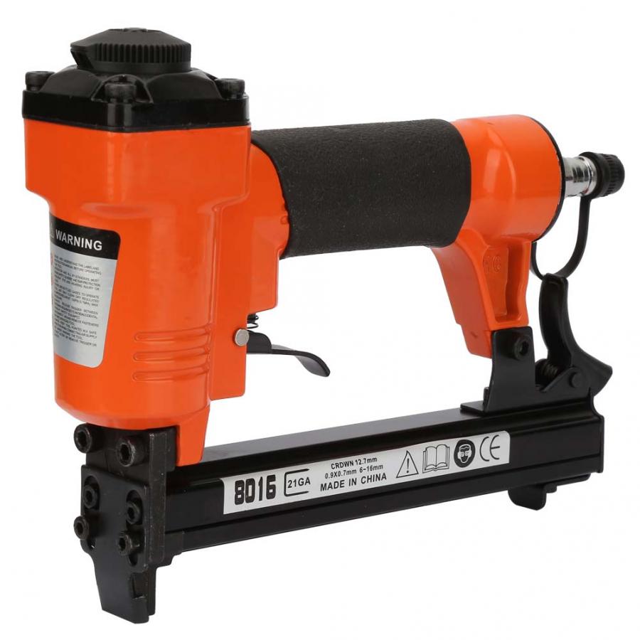Agrafeuse pistolet pneumatique clou pistolet droit clou Air cloueuse agrafeuse pour bois incrustation et fixation de meubles fabrication