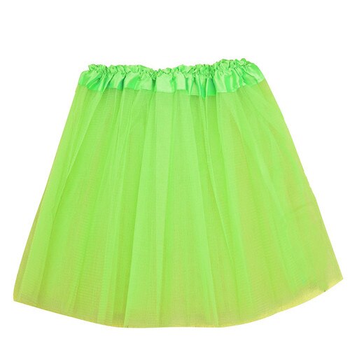 ARLONEET Tutu Skirt Girls Kids Baby Dance Solid Elastic Tutu Skirt Pettiskirt Ballet Fancy Costume 2-8 Years Girl clothes 30#: Green