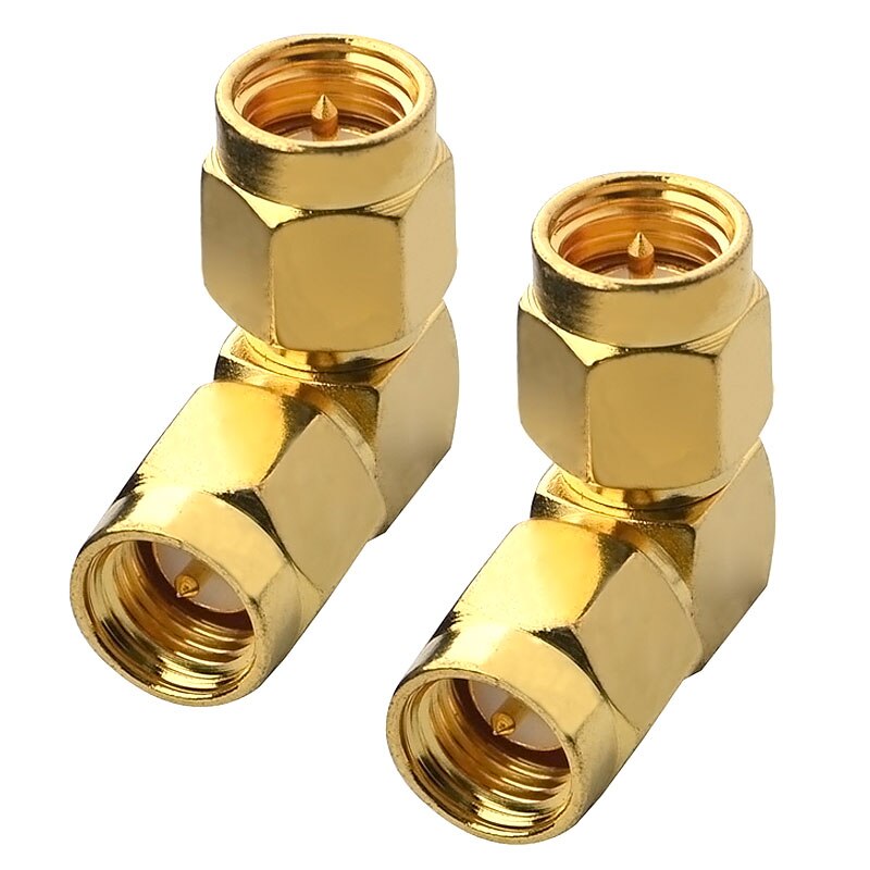 2 Pieces RF Coaxial Coax SMA Adapter Kit SMA Male Female WiFi Antenna Extension Connector: 14 x 2pcs