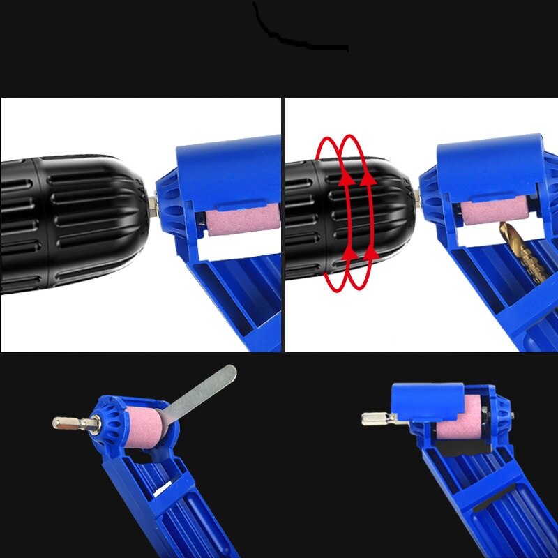 Portable Grinding Wheel Sharpener Drill Bit Wear Resisting Corundum Electric Titanium Drill Grinding Wheel Auxiliary Tool