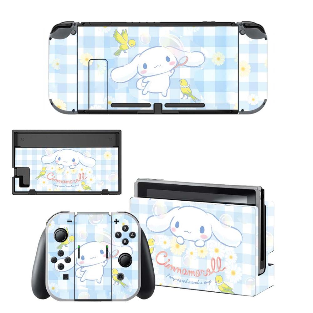 Vinyl Skin Protector Sticker Skins for Nintendo Switch NS Console + Controller + Stand Holder Dock Stickers: QBYSNS0024