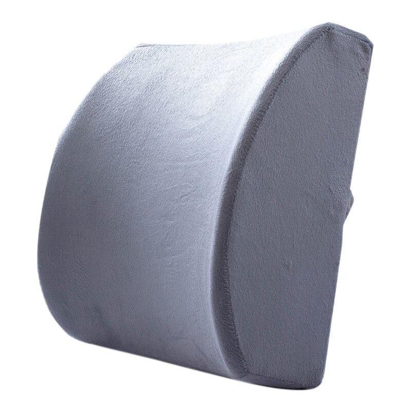 Chair Pillow Memory Foam Lumbar Back Support Cushion Relief Pillow for Office Home Car Auto Travel Booster Seat