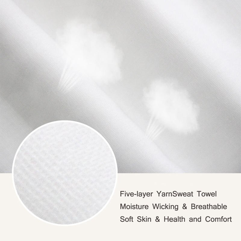 Balleenshiny Baby Schweiß Handtuch Infant Weiche Zurück Trockenen Wischen Musselin Baumwolle Baby Zurück Gaze Absorbieren 100% Baumwolle 5 Schichten für 0-6years