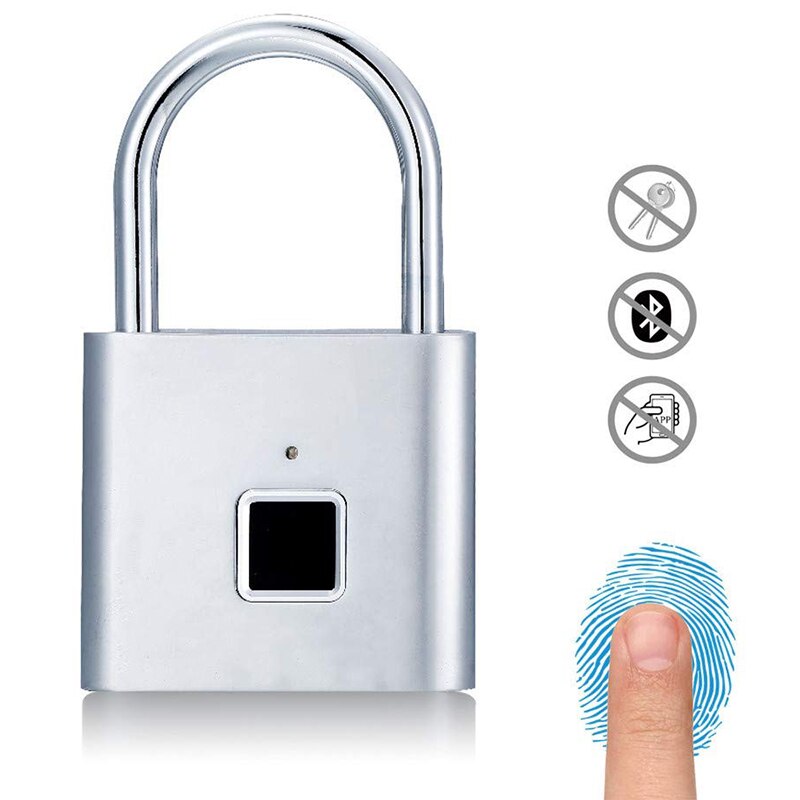 IP65 Smart Digital Bluetooth Fingerprint Pad lock/Smart Biometric Fingerprint Padlock: T-1S