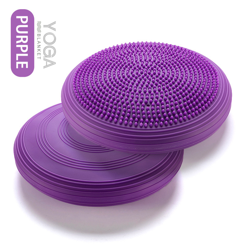 Yoga Gleichgewicht Kissen Luft Kissen Sport und Fitness Produkte Physikalische Massage Taille Twist Pad Fuß Massage Ball Knöchel Trainer: Schwarz