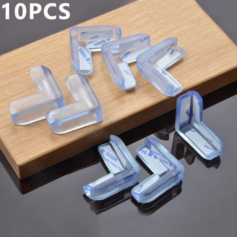 10 Stck Art Baby Sicherheit Silikon Schutz Tabelle Ecke Rand Ecken Schutz Abdeckung freundlicher Antikollision Rand Wachen: 10stck