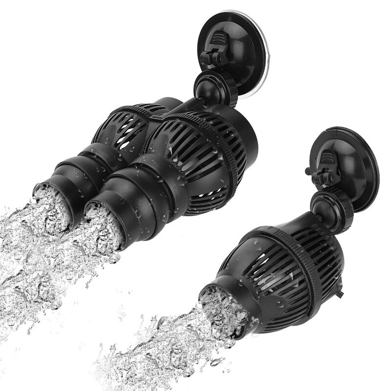 6/12/24w akvarium vågpump liten tyst surfpump tank fisk sedan sug fekalpump vågmaskin flödespump 220-240v