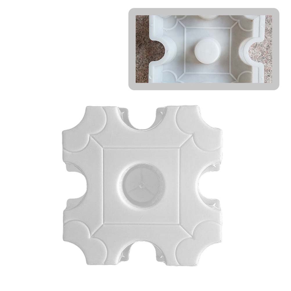 Cement Mold Stepping Stone Mold Reusable Concrete Mold for Patio Garden Lawn Pavement 30x30x7cm