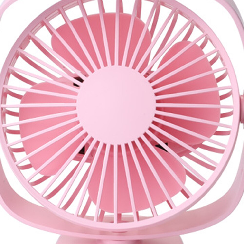 Draagbare Mini USB Fan Bureau ABS Elektrische Desktop Fan Clip 360 Graden Rotatie Elektrische Fans Mini Ventilator Voor Office Home auto