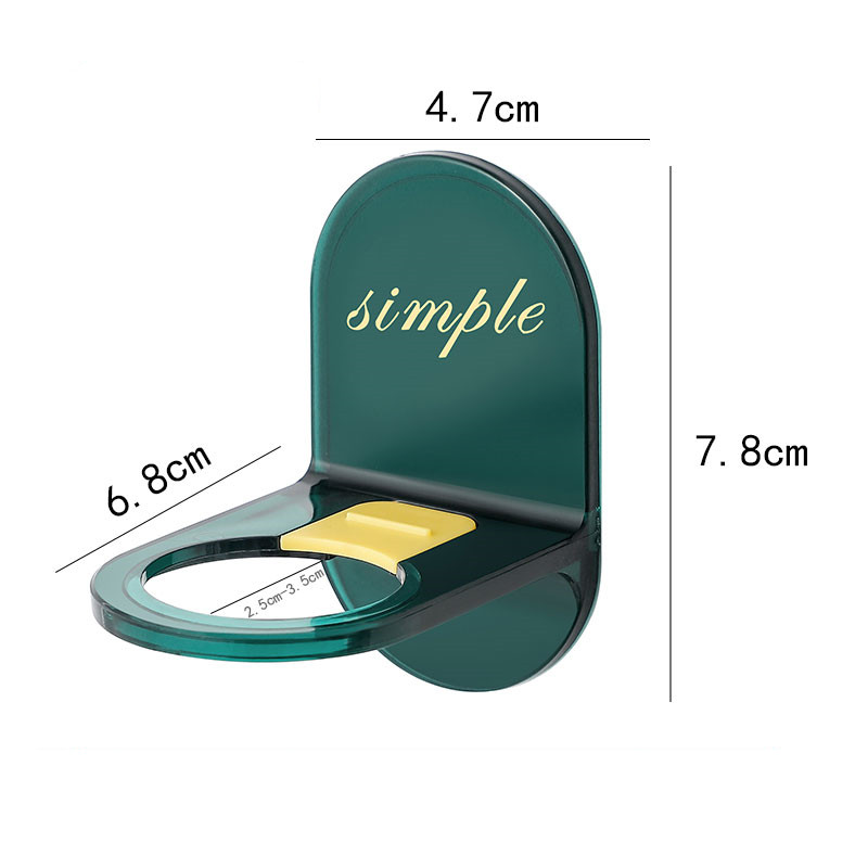Porte-bouteille de douche mural, support de Gel de douche réglable, étagère de salle de bains, porte-shampoing, support de rangement de savon à main, crochet autocollant: Dark Green
