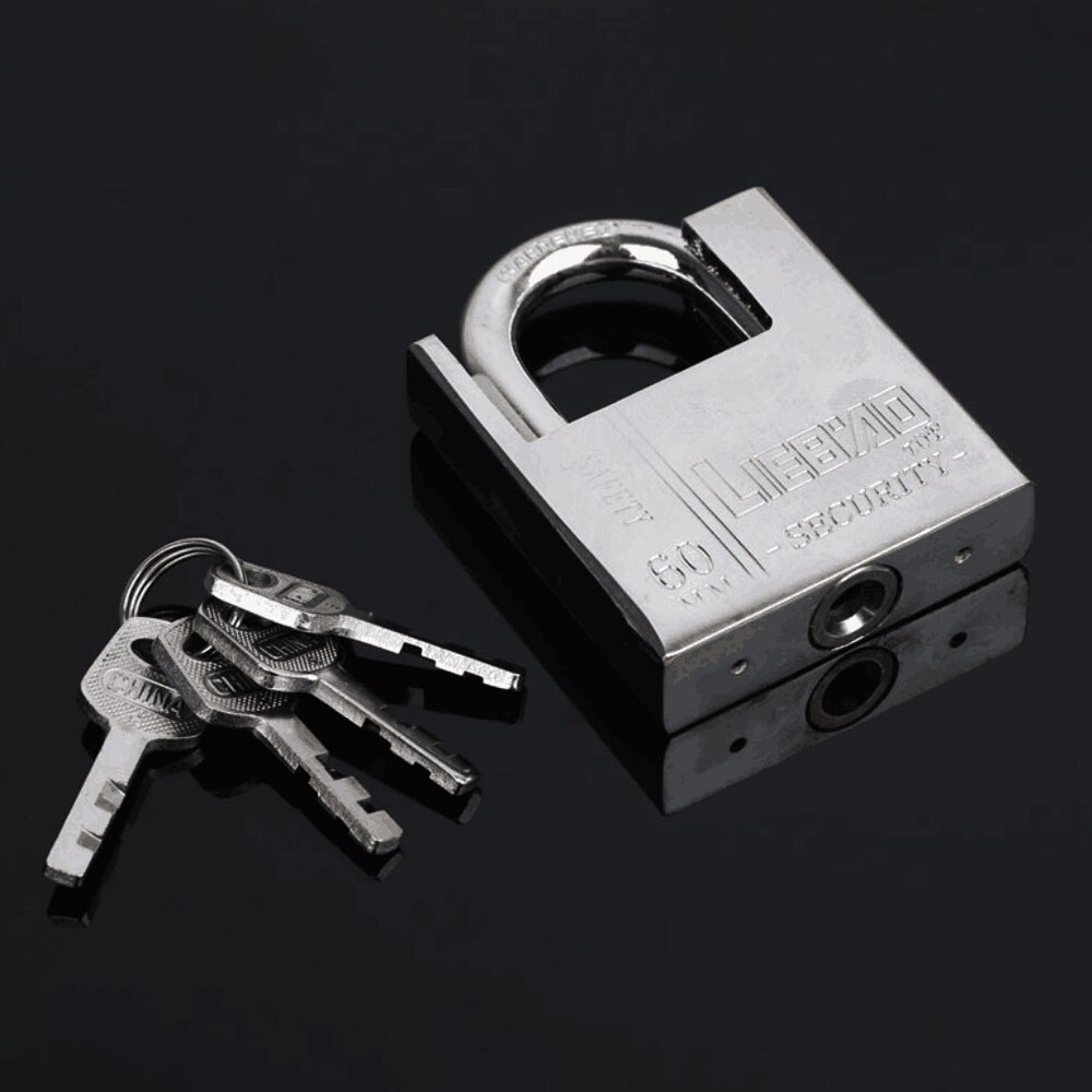 Ingetoetst Hangslot Waterdicht Roestwerende, Multifunctionele Hangslot, Anti-Diefstal Slot Pry Deurslot Unlocked Hoofd Venster Lock