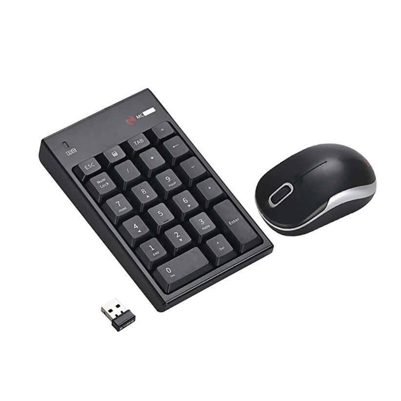 2.4Ghz Wireless USB keypad keyboard with Mouse for Notebook Windows Mac OS System Futural Digital JULL23
