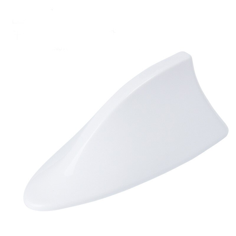 Coche tipo aleta de tiburón para Radio antena tipo aleta de tiburon de coche de Radio FM de señal de para todos los coches antena aérea estilo de coche: white