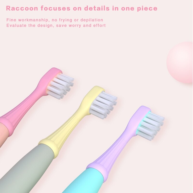 D2TA 6Pcs Toddler Kids Manual Toothbrush Cute Mushroom Multicolor Extra Soft Bristles Children Teeth Cleaning Tools 2-5 Years