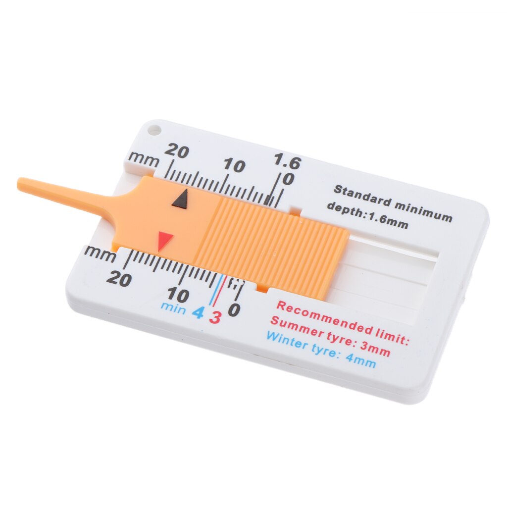 Tyre Tread Depth Gauge Meter Wheel Measurement Tool for Car Truck Motorcycle SUV