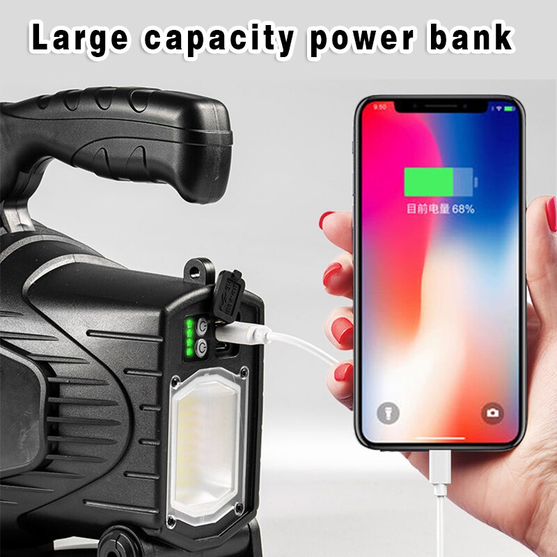 Most Powerful LED Portable Spotlight Flashlight Searchlight with P90 Lamp Beads Suitable for Outdoor Camping Lampe Led Torch