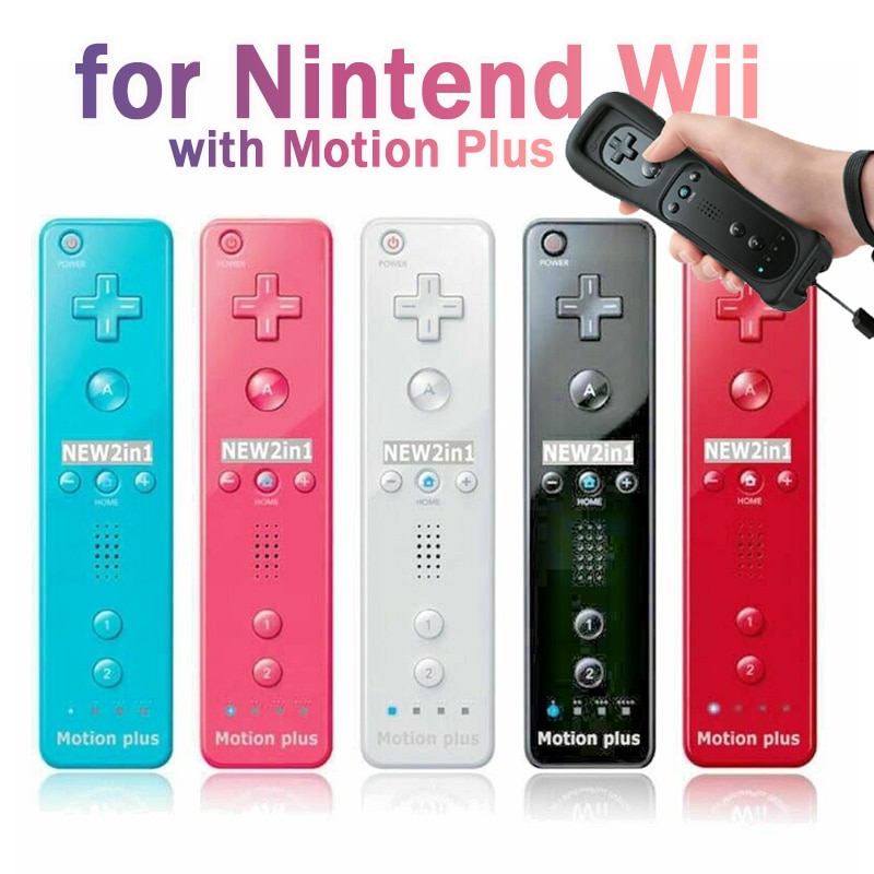 Mando Nunchuk inalámbrico para Nintendo Wii, mando a distancia, Joystick con movimiento integrado, izquierdo y derecho