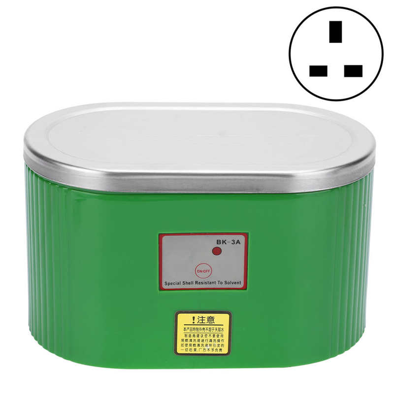 Ultrasonic Washing Machine High Power for Jewellery Watches Cleaner 0.4L BK-3A AC Ultrasonic Cleaner: UK Plug
