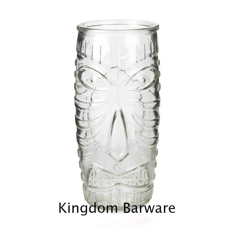 Verres Tiki Bar Mug, verres transparents de Style hawaïen: Tall Tumbler 600ml