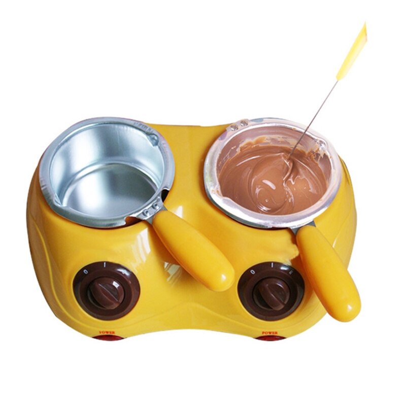 Electric Chocolate Melter Durable Aluminum Liner Plastic Chocolate Melting Pot Electric Fondue Melter Machine Tool
