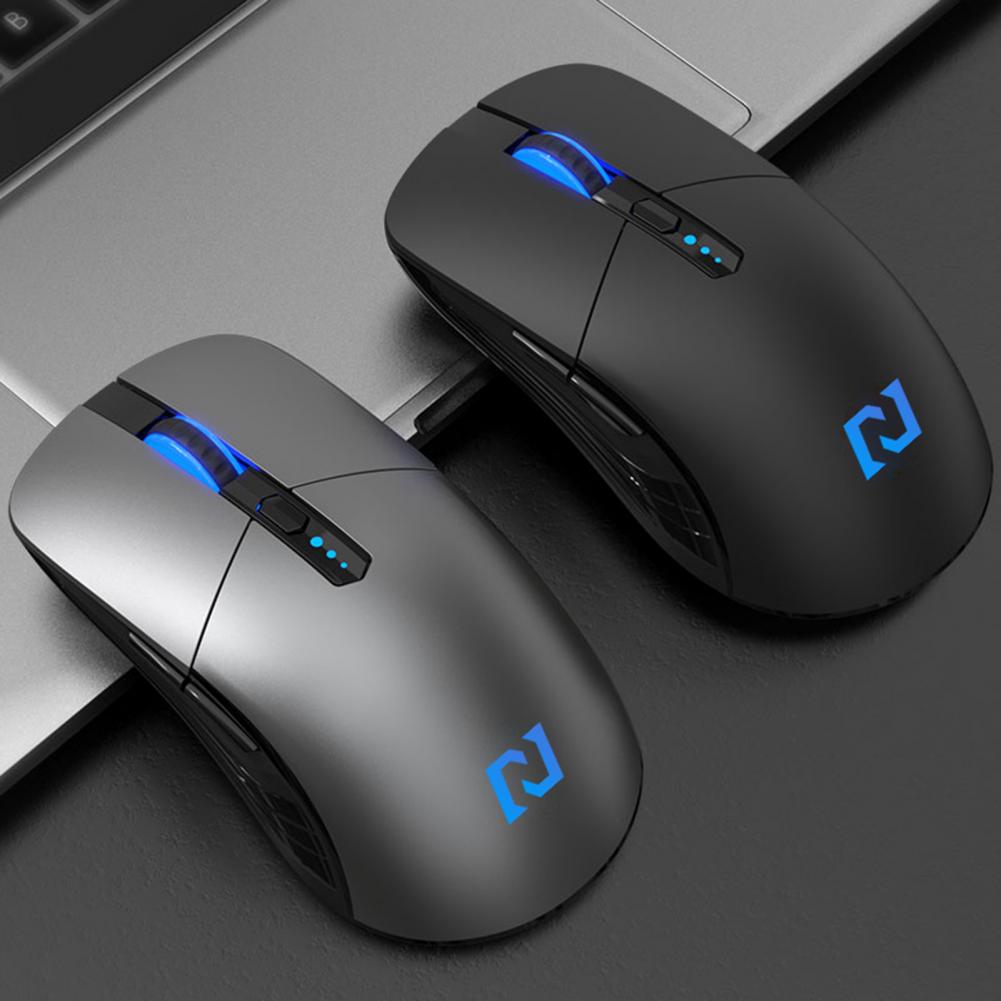 G12 Wireless Mouse LED 2.4G Slient Buttons Rechargeable Computer Optical Engine Gaming Mice for PC