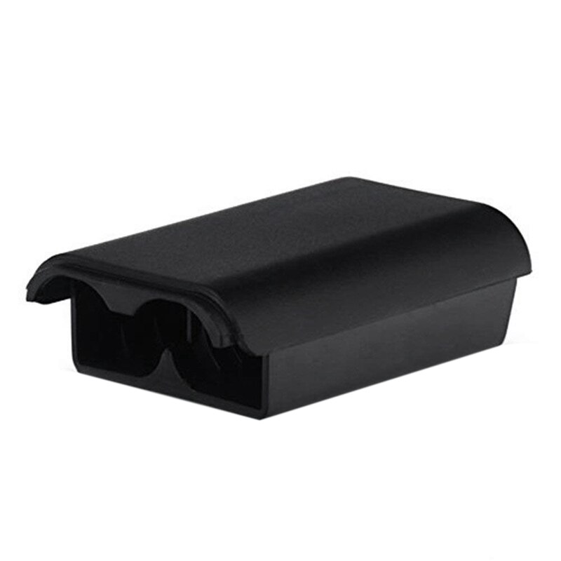 2 Pack of Black and White Replacement AA Battery Case Back Cover Shell for 360 Controller
