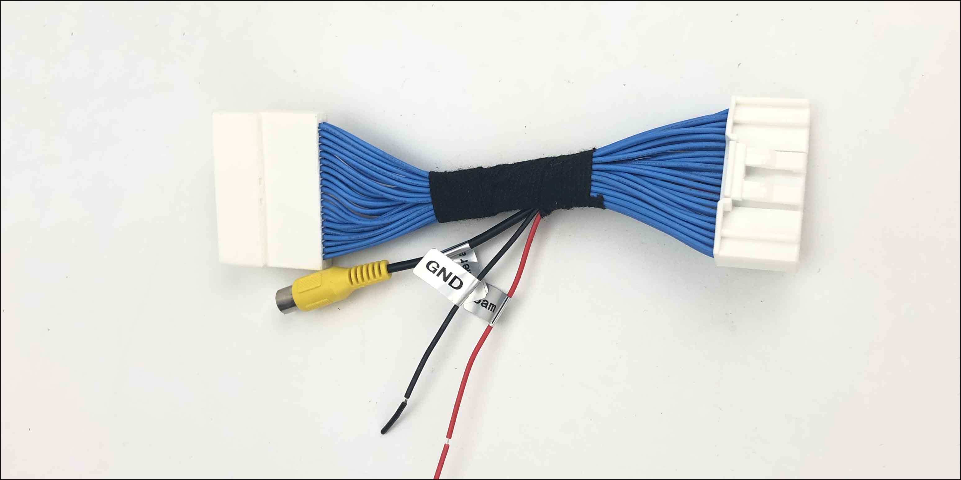 JIAYITIAN C40 40 Pins Connection Cable for Toyota Prius OEM Monitor without Damaging the Car Wiring Reversing Backup Camera: Cable