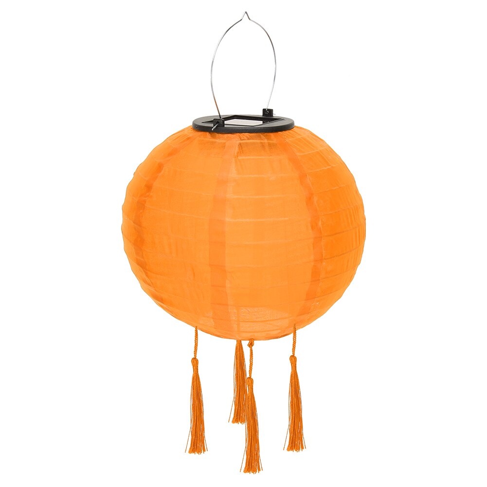 12inch LED Solar Lanterns Solid Color Festival Light Waterproof Hanging Global Lamp Chandelier with Tassel Landscape Lighting: G