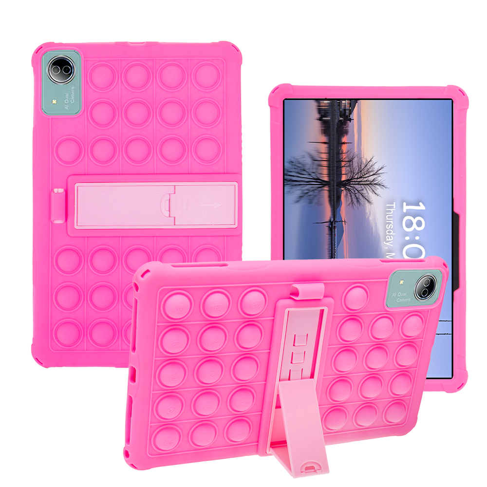 Para Teclast T60 Plus T60AI funda para tableta de 12 pulgadas funda con soporte Ajustable funda de silicona suave con burbujas: Trece / other