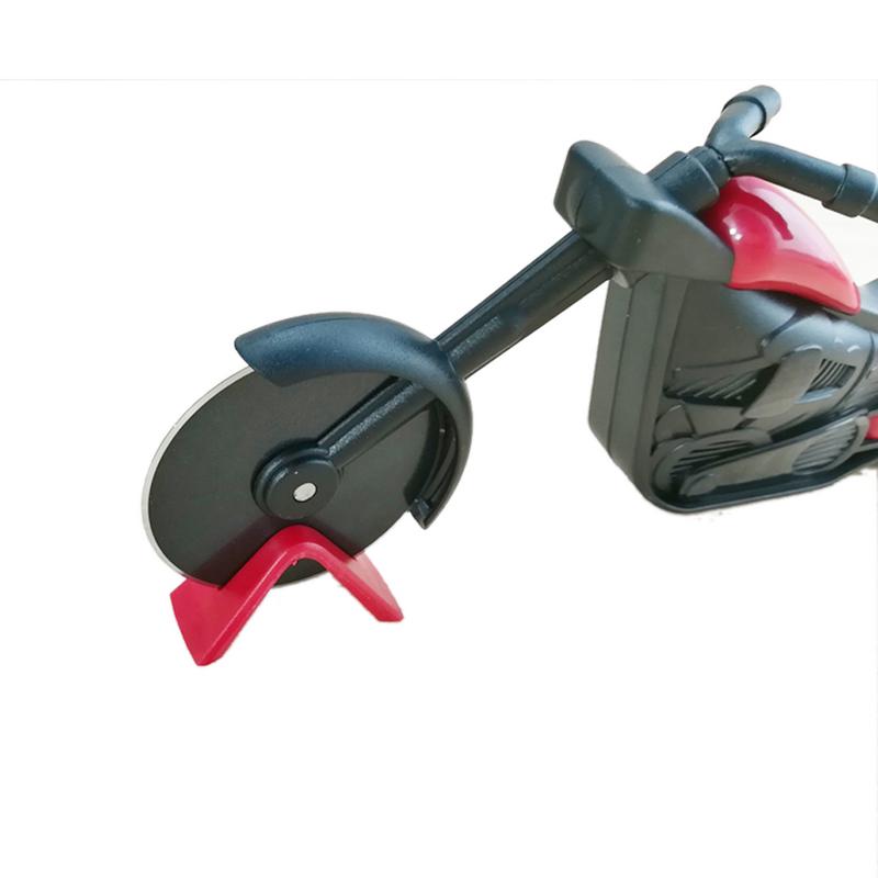Coupe-Pizza en forme de vélo pour moto, outils créatifs en acier inoxydable