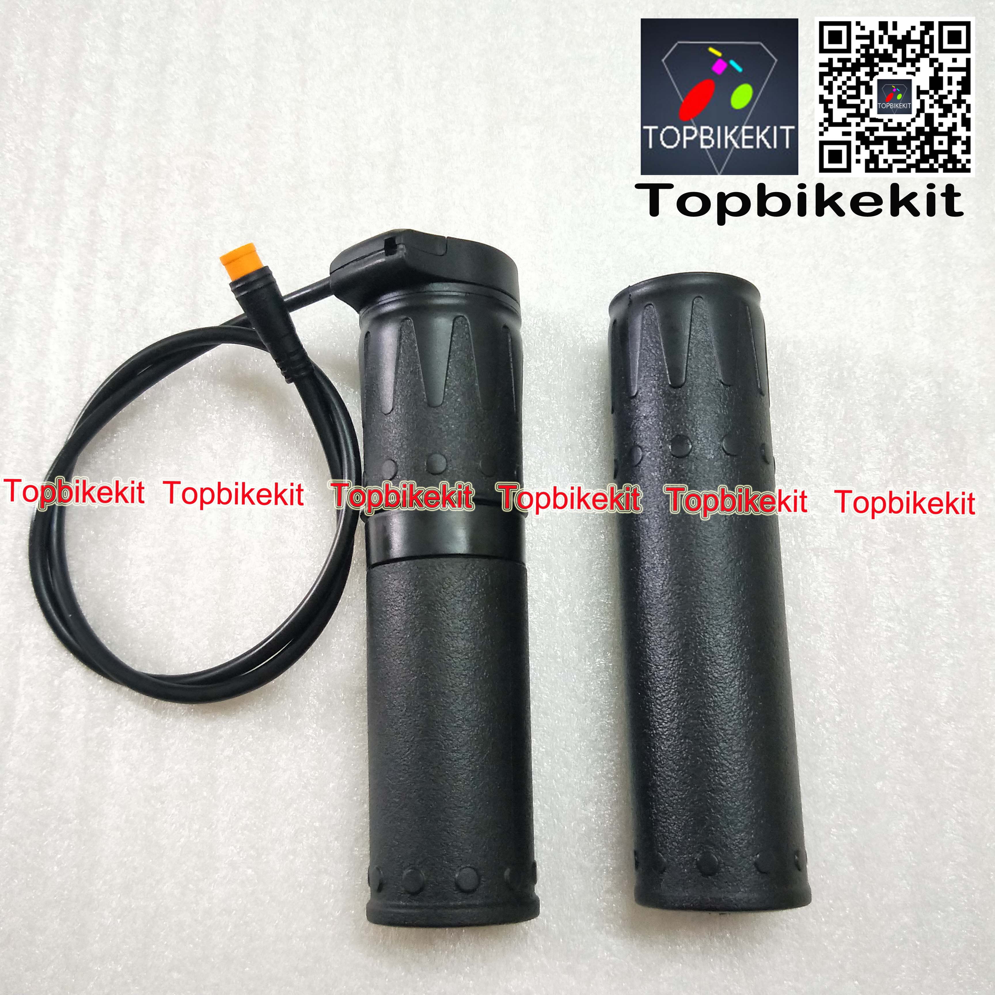 Ebike Wuxing Half Twist throttle FT158 with 3Pins Julei Waterproof Connector Wuxing Throttle for Electric Bike