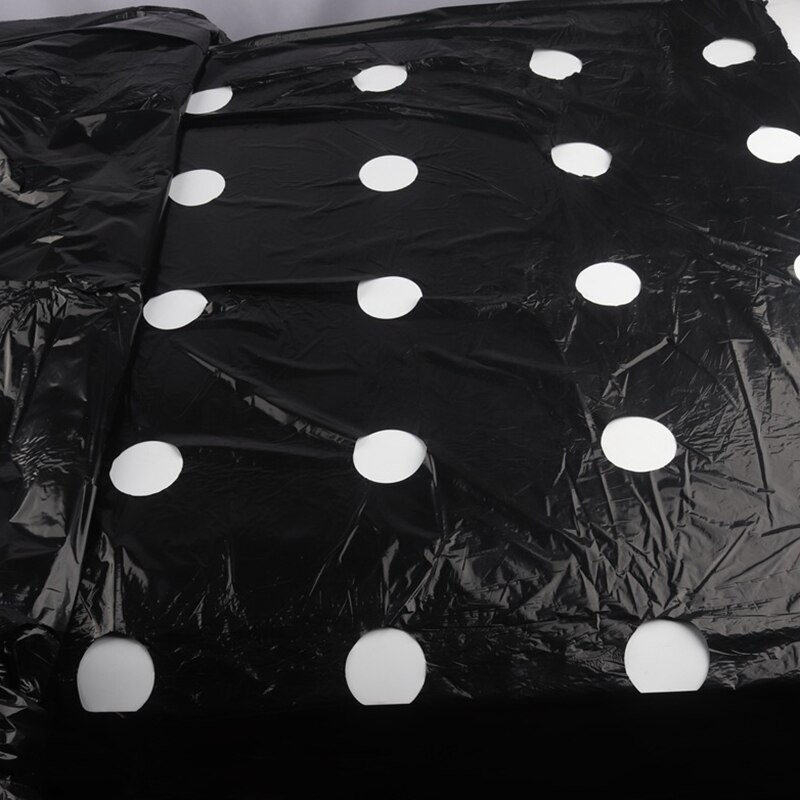 Black Plastic Mulch Film Agriculture Vegetable Plants Grow Film Greenhouse Keep Warm Anti Gr Perforated Film