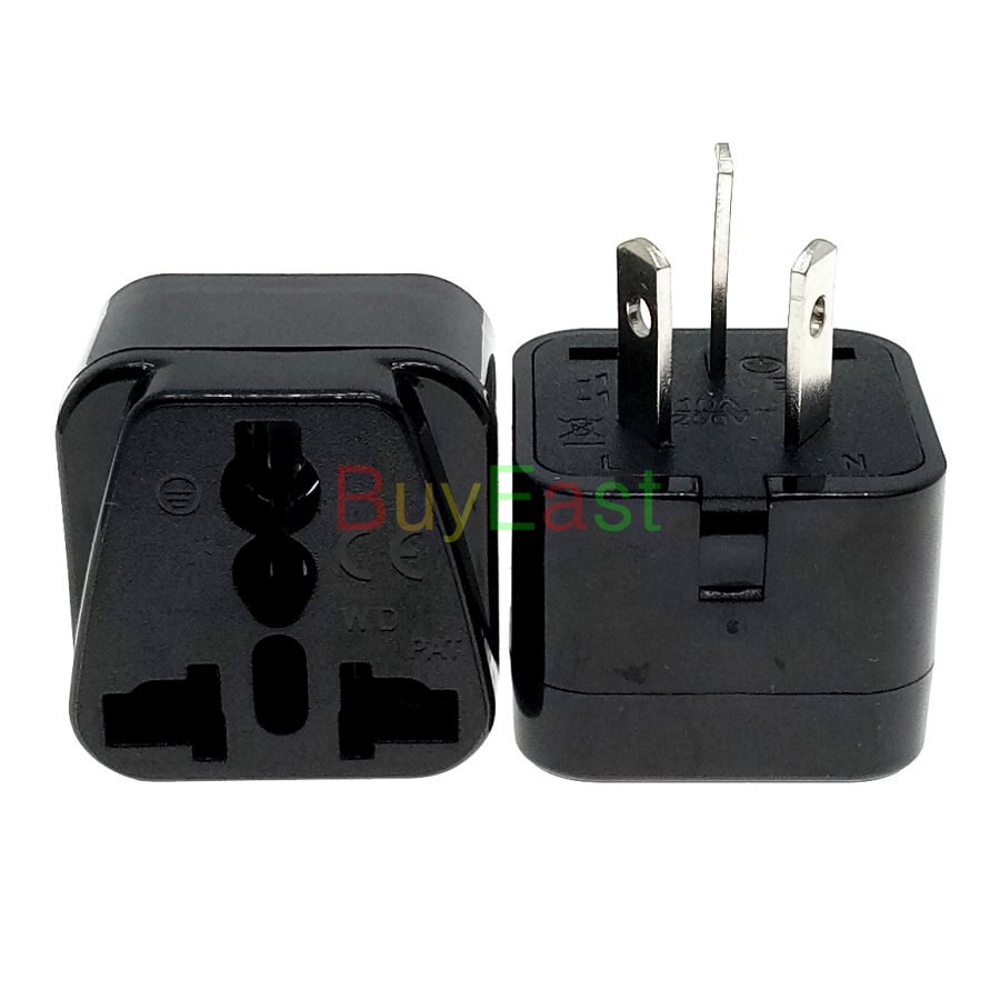 Universal to AU, China, Zealand Electrical Plug Adapter - AC 100~250V 10A Max