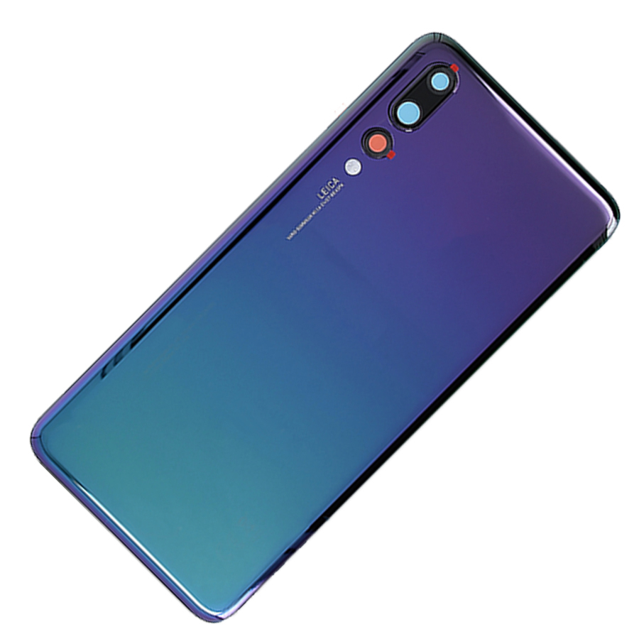 verre arrière pour Huawei P20 Pro couvercle de batterie coque arrière porte + capteur d'objectif de caméra P20 Pro couverture arrière CLT-L09 CLT-L29