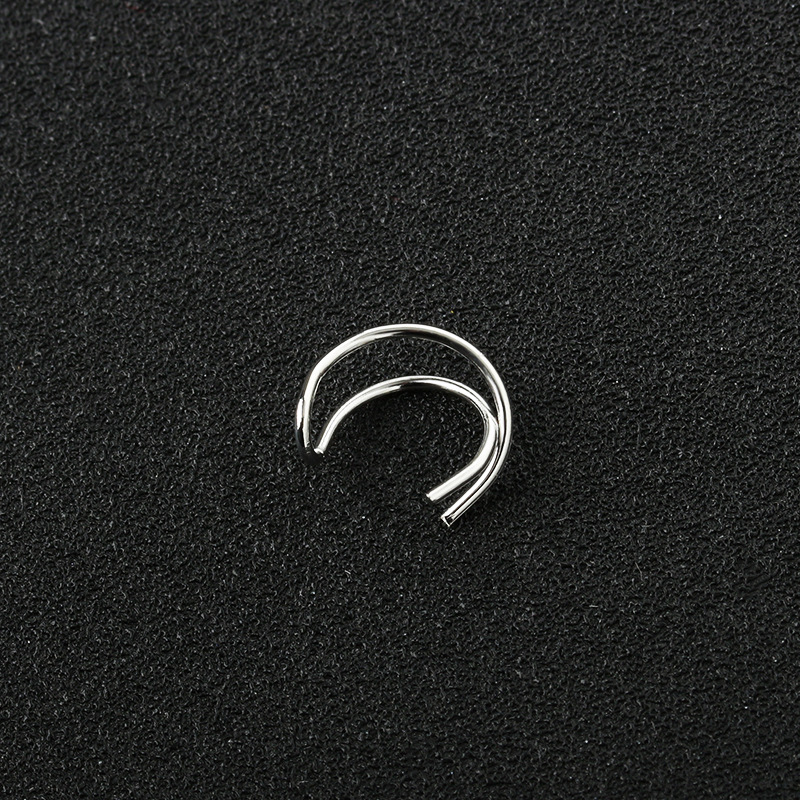 Clip d'oreille Simple à la femmes hommes oreille manchette boucles d'oreilles Cartilage Punk Rock Non-Piercing U modèle boucles d'oreilles bijoux meilleur prix
