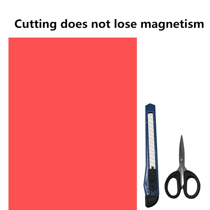 1 pz 8 colori gomma magnetica flessibile foglio magnetico formato A4 0.5mm carta adesivi magnetici frigorifero carta magnetica