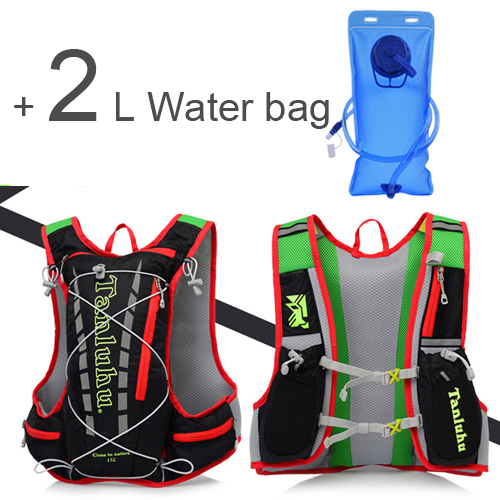 Vrouwen Running Rugzak Waterfles Houder Waterdicht Voor Telefoon Trail Fanny Pack Running Sport Marathon Hydratatie Camping Bag: roze kleur