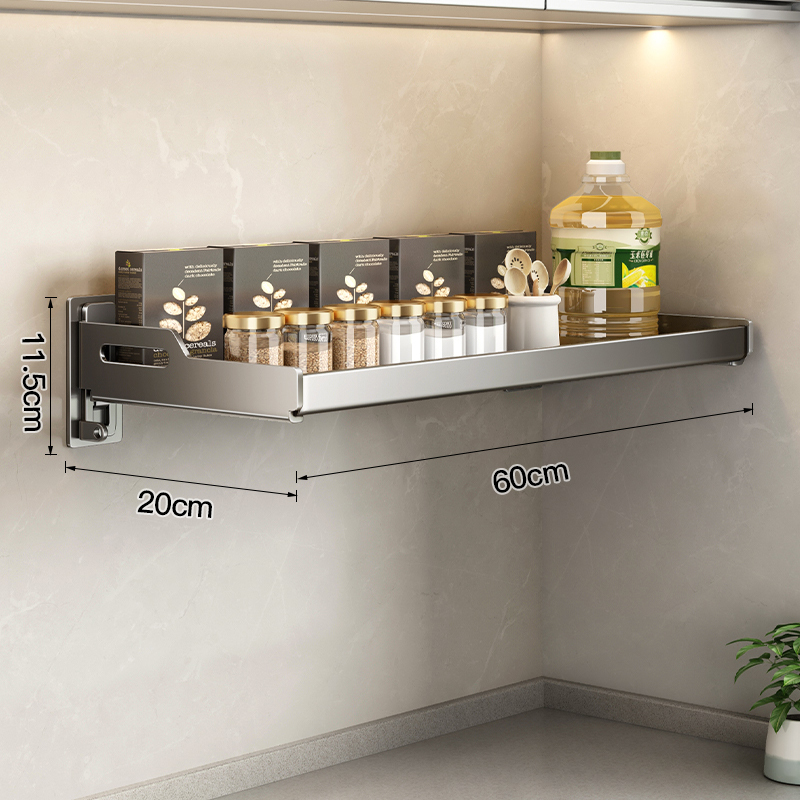 Wandmontage Keukengerei Organizer Home Kruidenrek Box Jar Schotel Droogrek Wandplanken Keuken Opslagbenodigdheden Accessoire