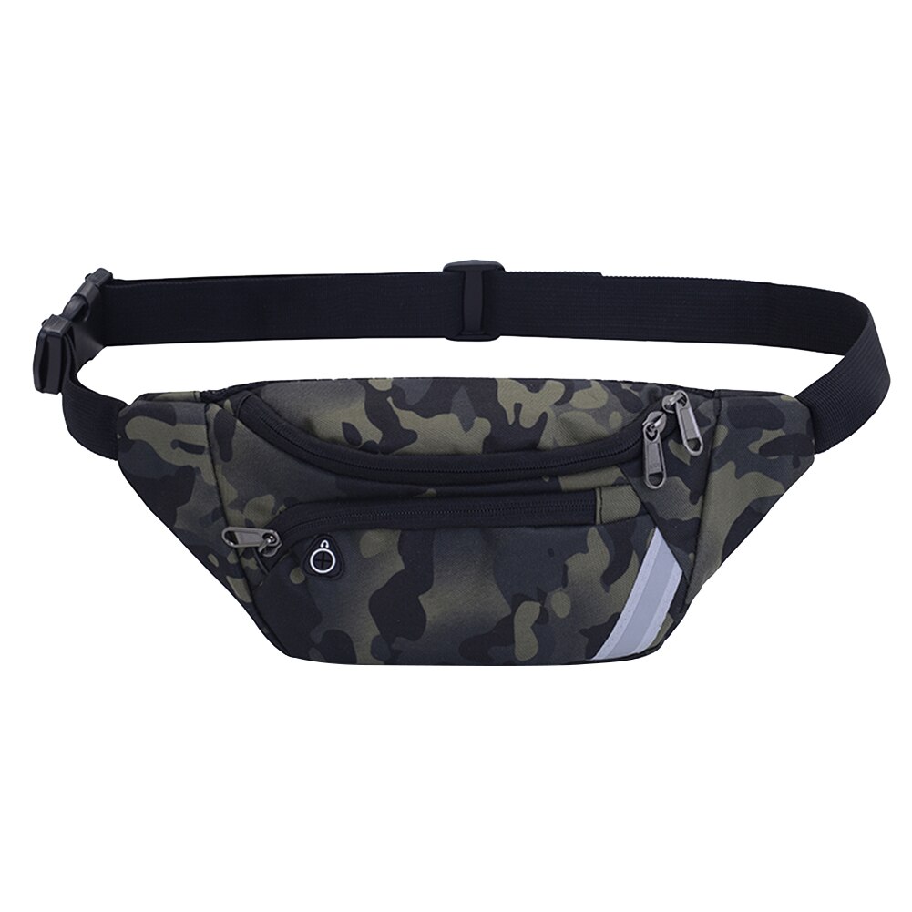 Nylon heuptasje dames heren buitensport camouflage borst crossbody schoudertas: 3