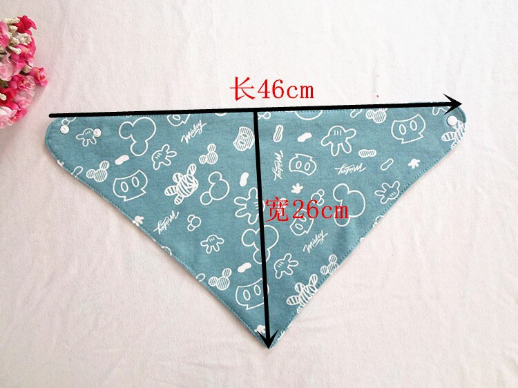Warner Wong Baby lätzchen dreieck doppel schichten baumwolle baberos Karikatur Charakter Baby bandana lätzchen dribbeln lätzchen DS19