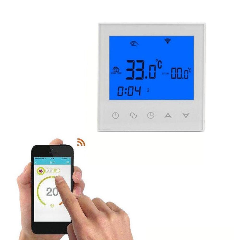 HY03WE-2 WiFI Intelligent Room Thermostat Electric Heating System Temperature Controller Regulator App Controllable Thermostat