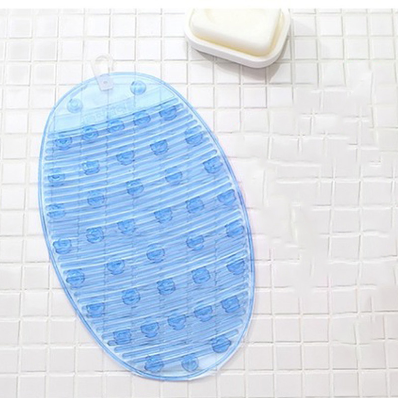 Pralnia składana tablica cukierki kolor silikonowy owalny mini tarka do prania łazienka narzędzie robić mycia: Niebieski